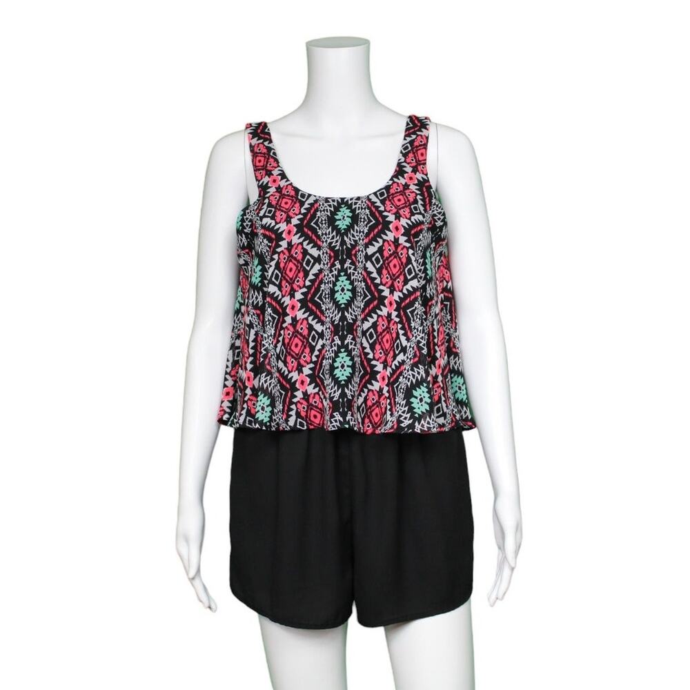 Love Blossom Sleeveless Romper Women's Size Medium